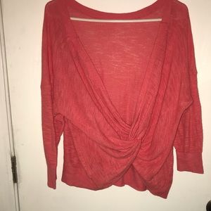 Express twist back sweater